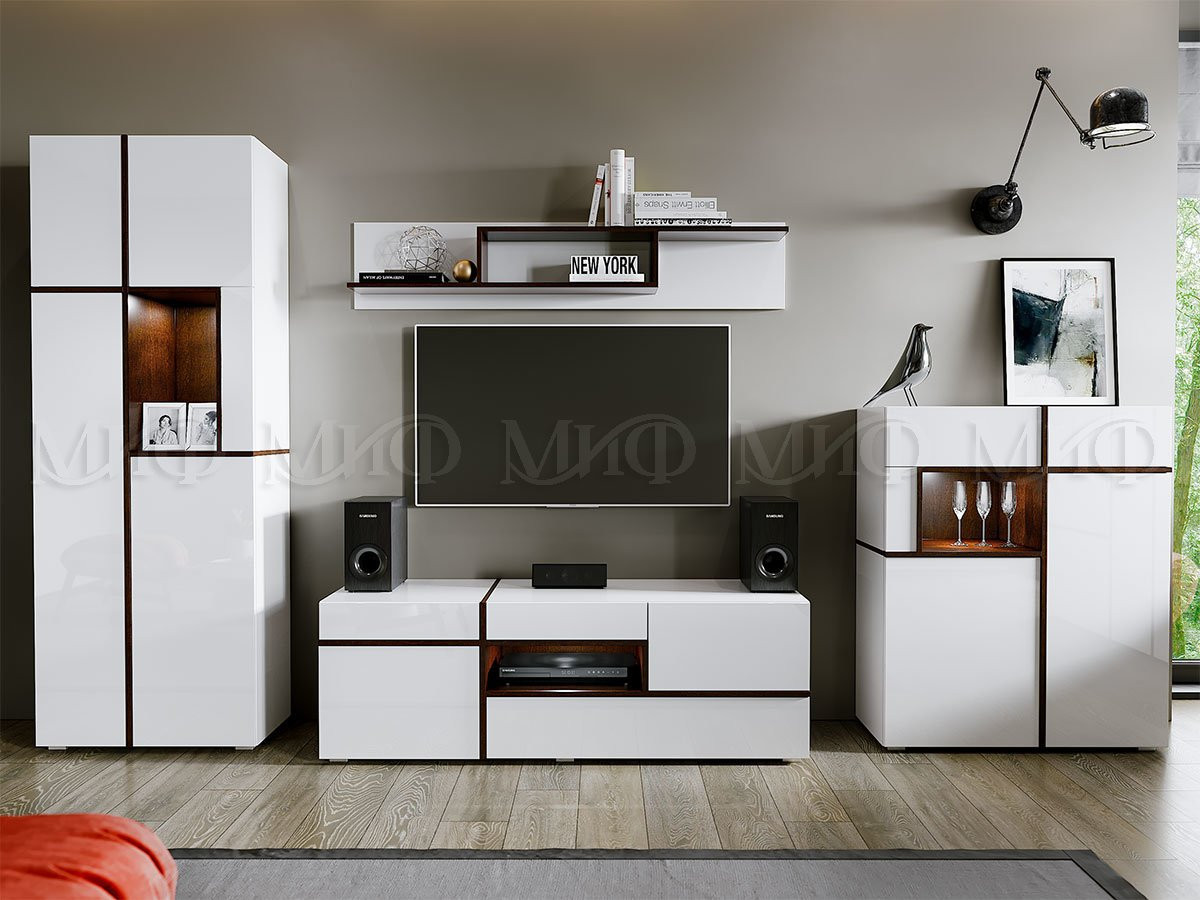 Гостиная Мадрид (3000 мм x Высота 1950 мм x Глубина 524 мм)