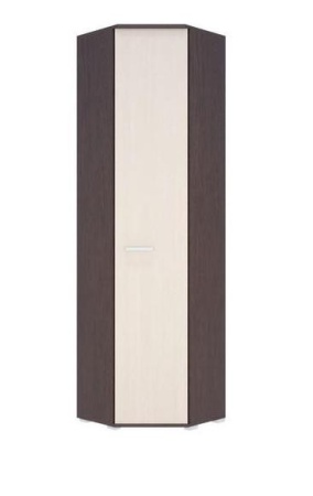 Шкаф Угловой Домино-А Венге/Дуб Молочный (Ш-561 × В-2050 × Г-564 мм)